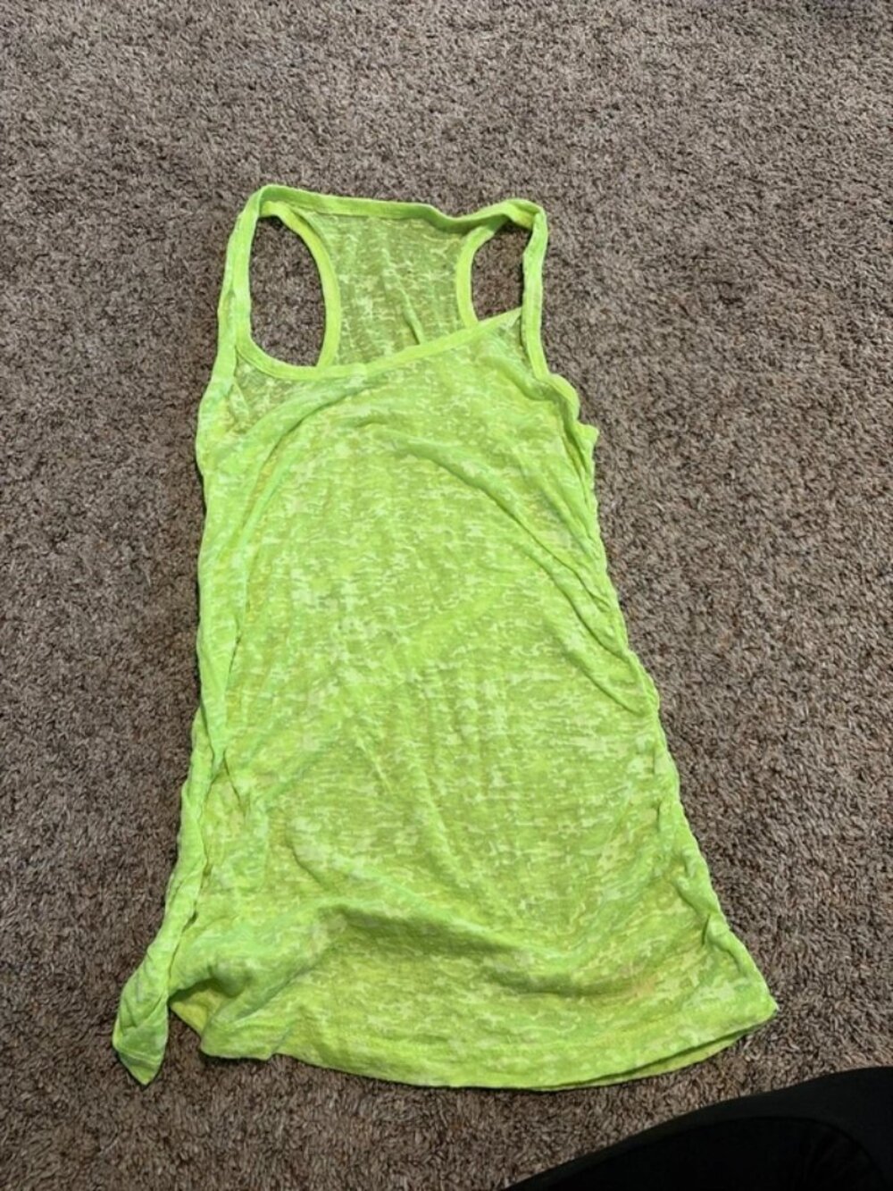 Small like green tank top